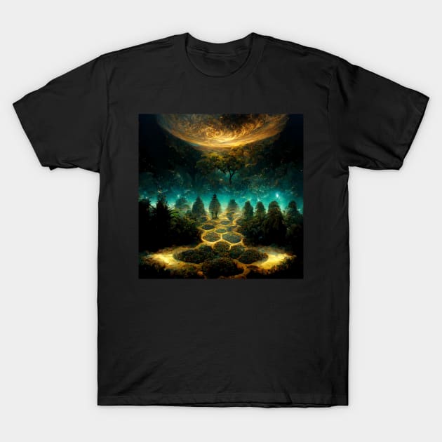 Enchanted Forest - best selling T-Shirt by bayamba